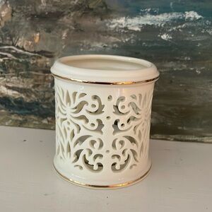 Lenox Pierced China Votive Tealight holder